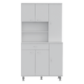 Kitchen Pantry Piacenza, Kitchen, White White Particle Board Particle Board