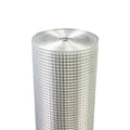 Hardware Cloth 1 4 Inch 48In X 100Ft 23 Gauge, Hot Dip Galvanized After Welding Chicken Wire Fence Roll Garden Plant Welded Metal Wire Fencing Roll, Rabbit Cages Snake Fence Silver Metal