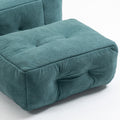 Fluffy Bean Bag Chair, Comfortable Bean Bag For Adults And Children, Super Soft Lazy Sofa Chair With Memory Foam And Ottoman, Indoor Modern Focus Bean Bag Chair For Living Room, Bedroom, Apartment Green Velvet