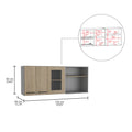 Wall Cabinet Retrit, Kitchen, Light Pine Beige Particle Board Particle Board