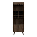 Bar Cabinet Bull, Living Room, Dark Walnut Walnut Particle Board Particle Board