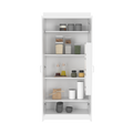 Pantry Cabinet Orlando, Kitchen, White White Particle Board Particle Board