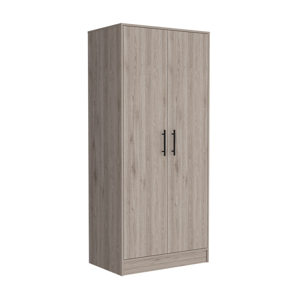 180 Armoire Beery, Bedroom, Light Gray Light Gray Particle Board Particle Board