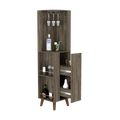 Corner Bar Cabinet Plex, Living Room, Dark Brown Dark Brown Particle Board Particle Board