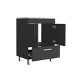 Single Bathroom Vanity Mayorca, Bathroom, Black Black Particle Board Particle Board