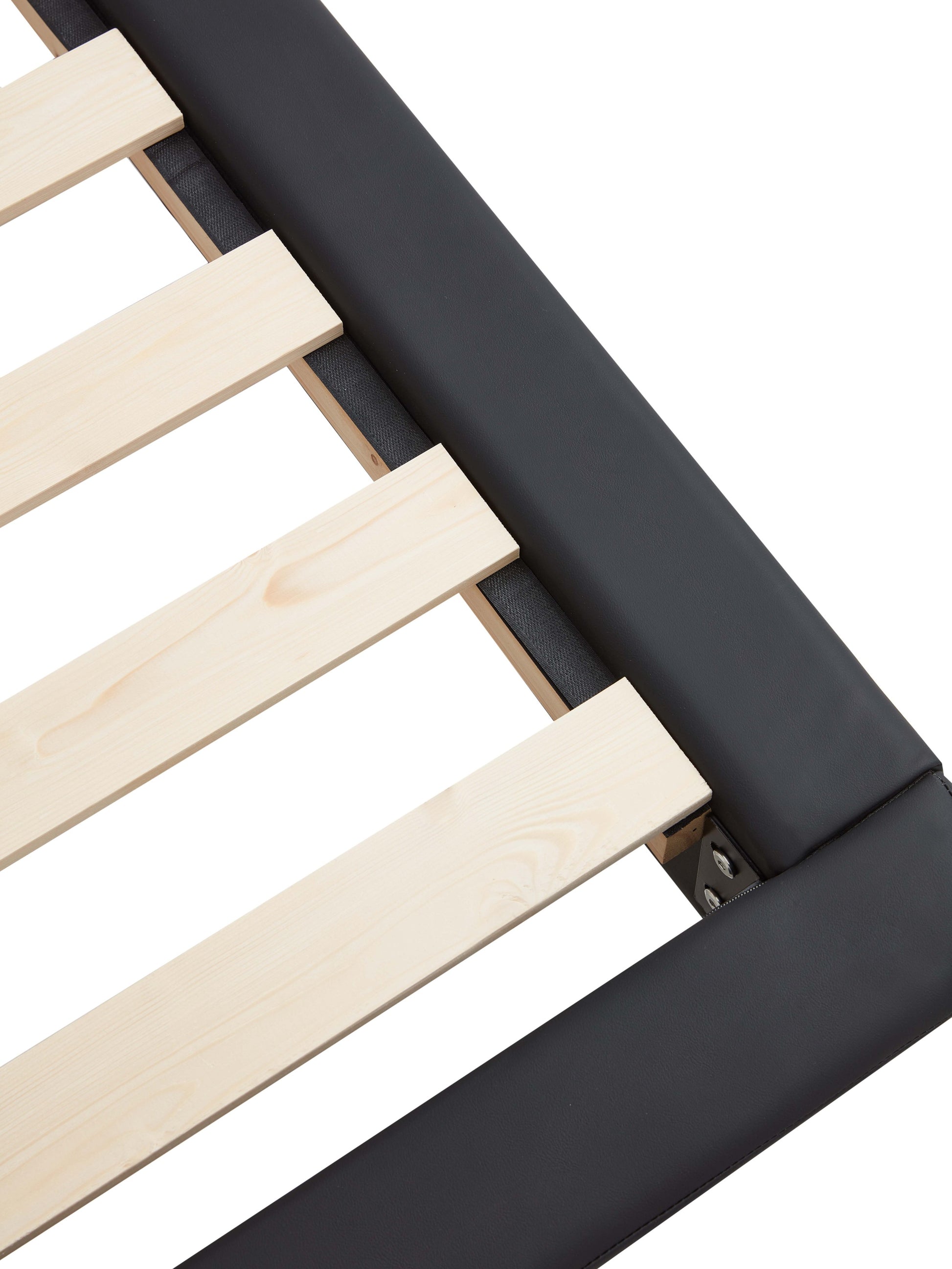 Queen Size Upholstered Platform Bed With Sensor Light And Ergonomic Design Backrests, Black Black Upholstered