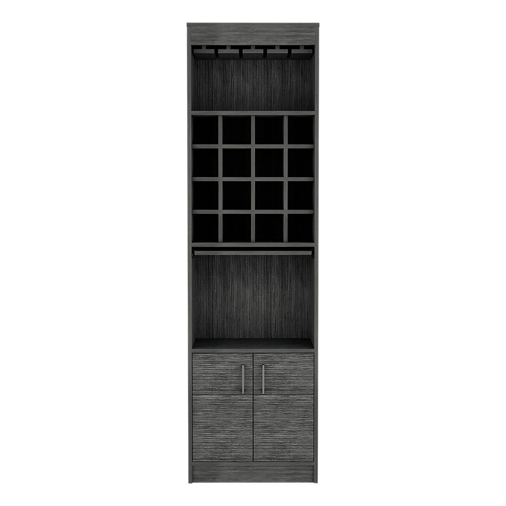 Bar Cabinet Modoc, Living Room, Smokey Oak Gray Particle Board Particle Board