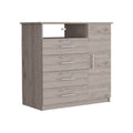 Dresser Beaufort, Bedroom, Light Gray Light Gray Particle Board Particle Board