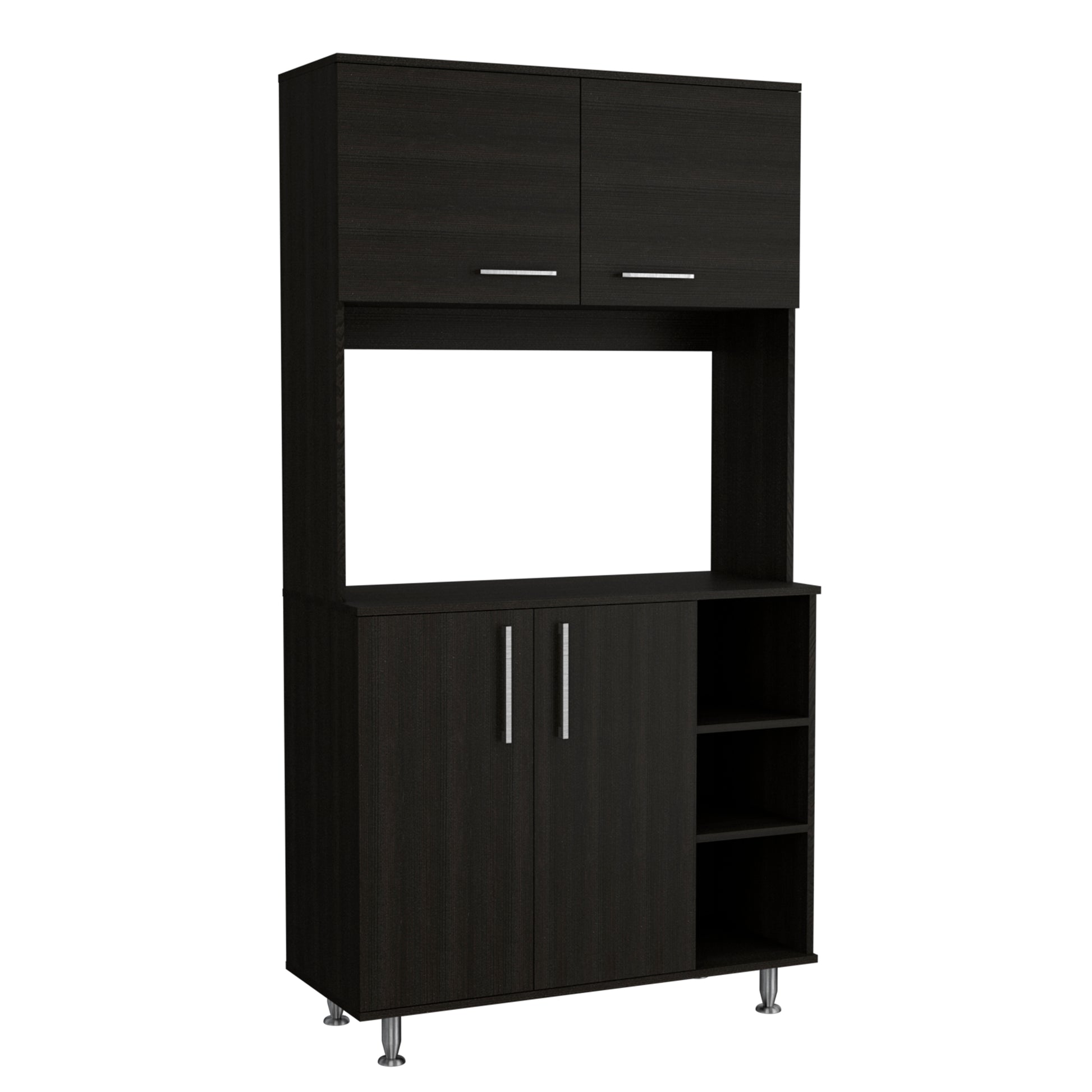 Pantry Cabinet Delaware, Kitchen, Black Black Particle Board Particle Board