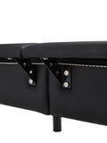 Full Size Upholstered Platform Bed With Sensor Light And Ergonomic Design Backrests, Black Black Upholstered