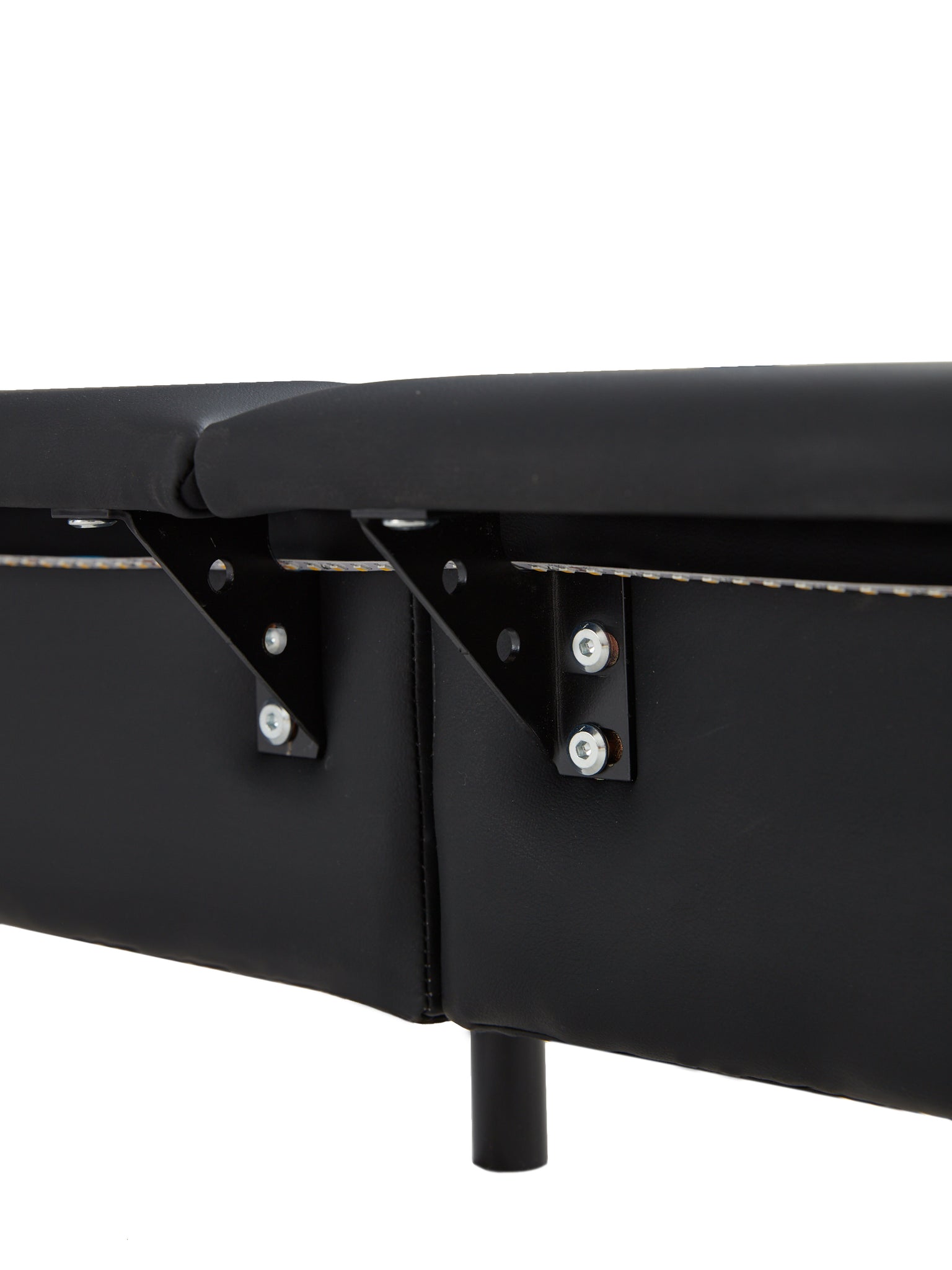 Full Size Upholstered Platform Bed with Sensor Light black-upholstered