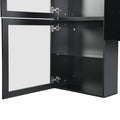 High Gloss Tv Stand With Large Storage Space, Media Console For Tvs Up To 78