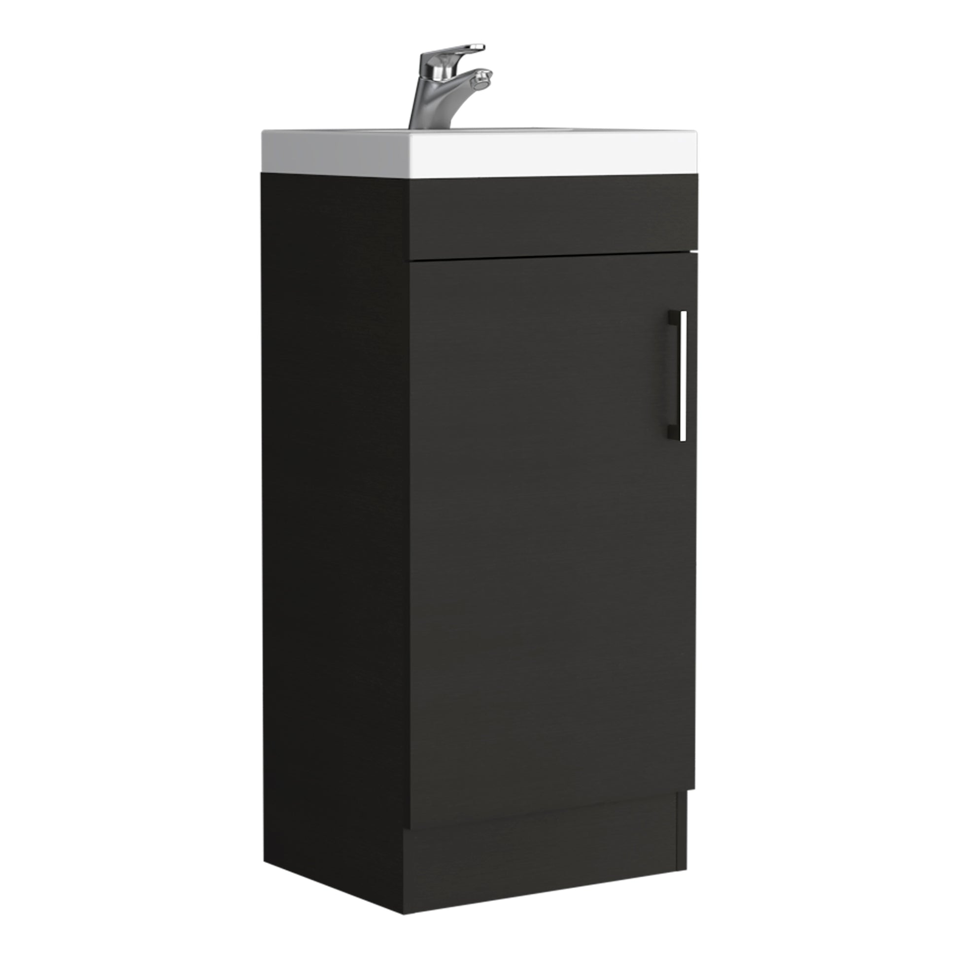 Bathroom Vanity Sink Jozz, Bathroom, Black Black Particle Board Particle Board