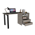 120 Writing Desk Cusco, Office, Light Gray Light Gray Particle Board Particle Board