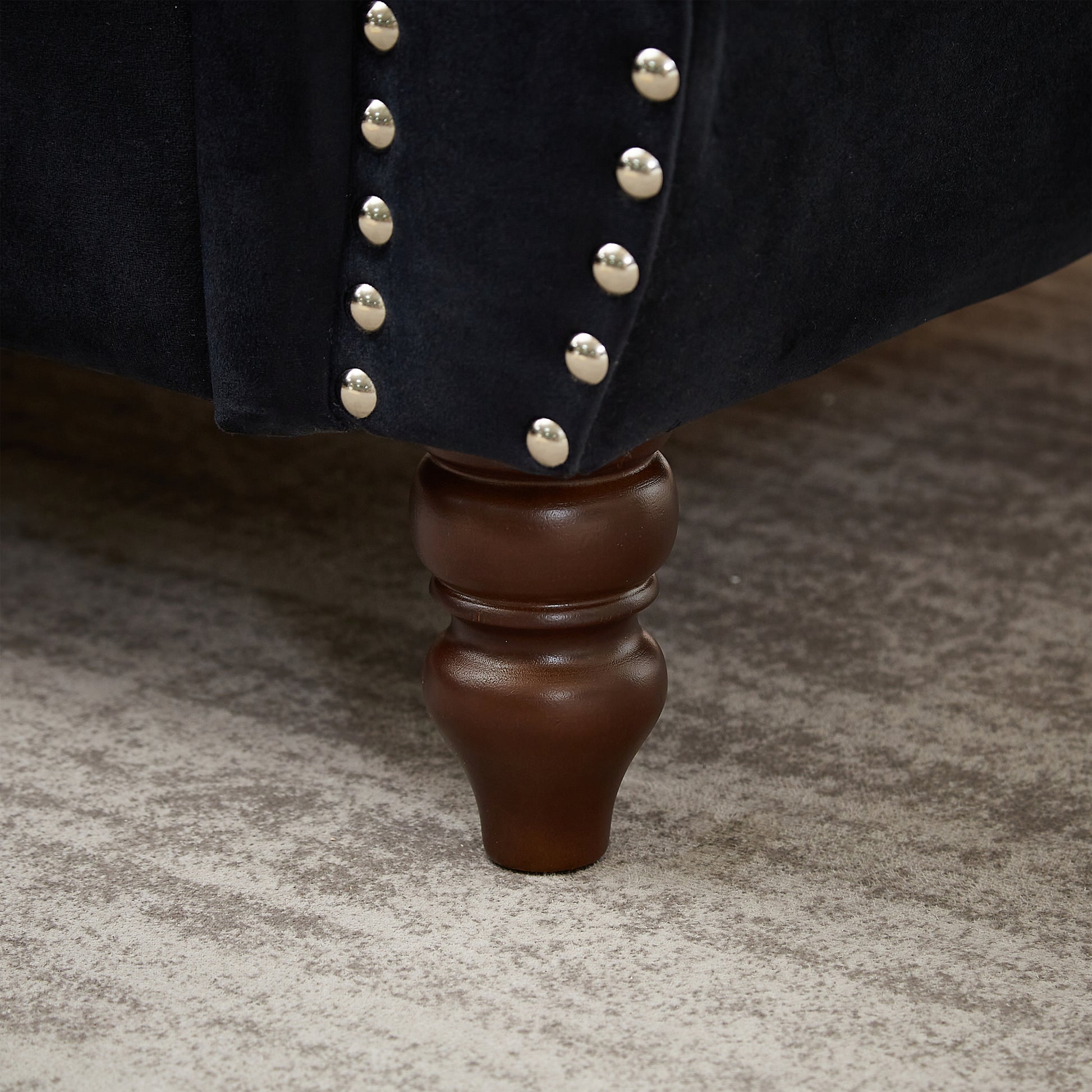 83.5 Inch Oversized Corner Sofa, L Shaped Sectional Couch,5 Seater Corner Sofas With 3 Pillows For Living Room, Bedroom, Apartment, Office Black Foam Velvet