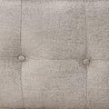 3 Piece Living Room Set Beige Linen