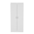 Pantry Cabinet Orlando, Kitchen, White White Particle Board Particle Board