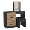 Makeup Dressing Table Roxx, Bedroom, Black Pine Multicolor Particle Board Particle Board