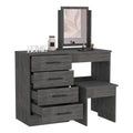 Makeup Dressing Table Roxx, Bedroom, Smokey Oak Gray Particle Board Particle Board