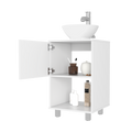 Single Bathroom Vanity Pigmag, Bathroom, White White Particle Board Particle Board