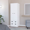 Armoire Hobbs, Bedroom, White White Particle Board Particle Board