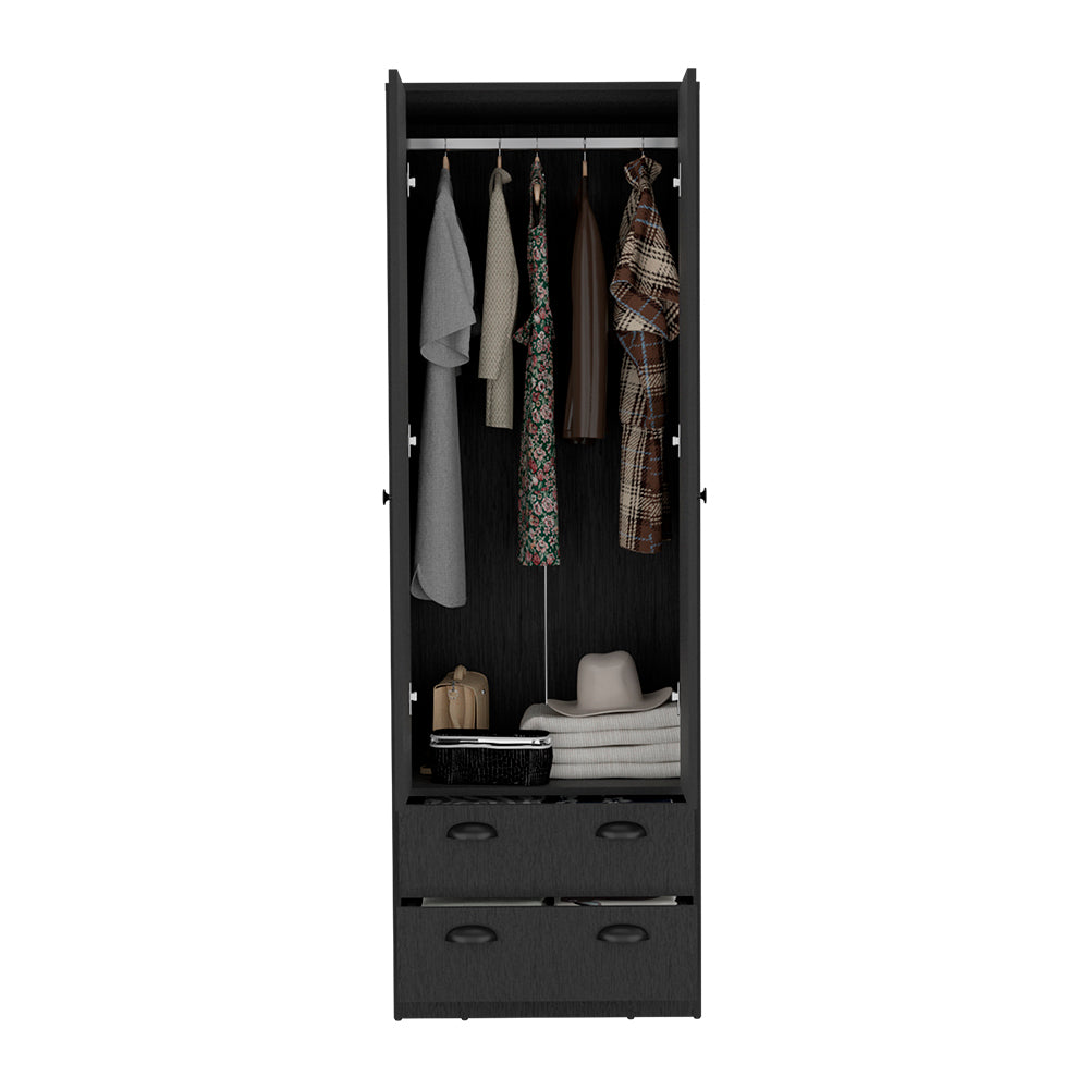 Armoire Hobbs, Bedroom, Black