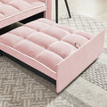Three In One Sofa Bed Chair Folding Sofa Bed Adjustable Back Into A Sofa Recliner Single Bed Adult Modern Chair Bed Berth Pink White Wood Primary Living Space Medium Duty Eucalyptus 1 Seat Pink Velvet Medium Soft Tufted Back Modern Pillow Top Arms Solid
