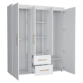 Armoire Elma, Bedroom, White White Particle Board Particle Board