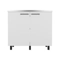 Utility Sink Cabinet Burwood, Kitchen, White White Particle Board Particle Board