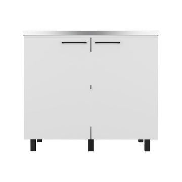 Utility Sink Cabinet Burwood, Kitchen, White White Particle Board Particle Board