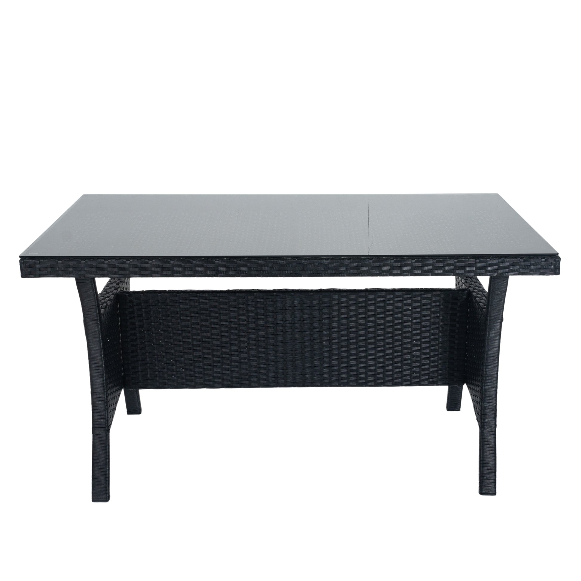 5 Piece Patio Wicker Outdoor Sectional Set 9 Seater Conversation Set With 3 Storage Under Seat Black Wicker Dark Grey Cushion Yes Complete Patio Set Black Rust Resistant Frame Mildew Resistant Cushion Garden & Outdoor Modern Complete Patio Sets Fiber