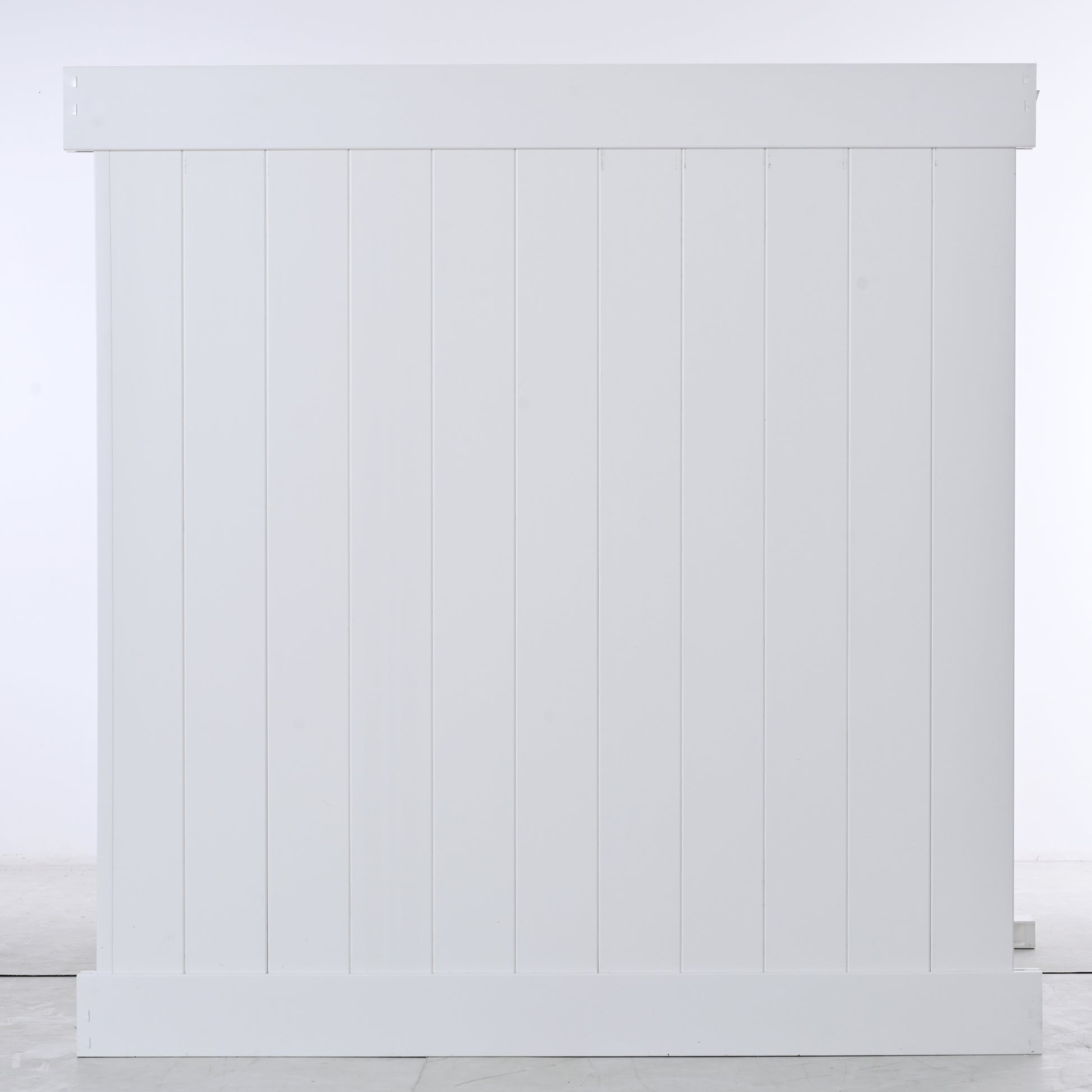 Privacy Fence Panels 6ft.H x 6ft.W WHITE Vinyl Full white-vinyl