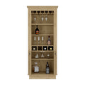 Bar Cabinet Provo, Living Room, Macadamia Beige Particle Board Particle Board