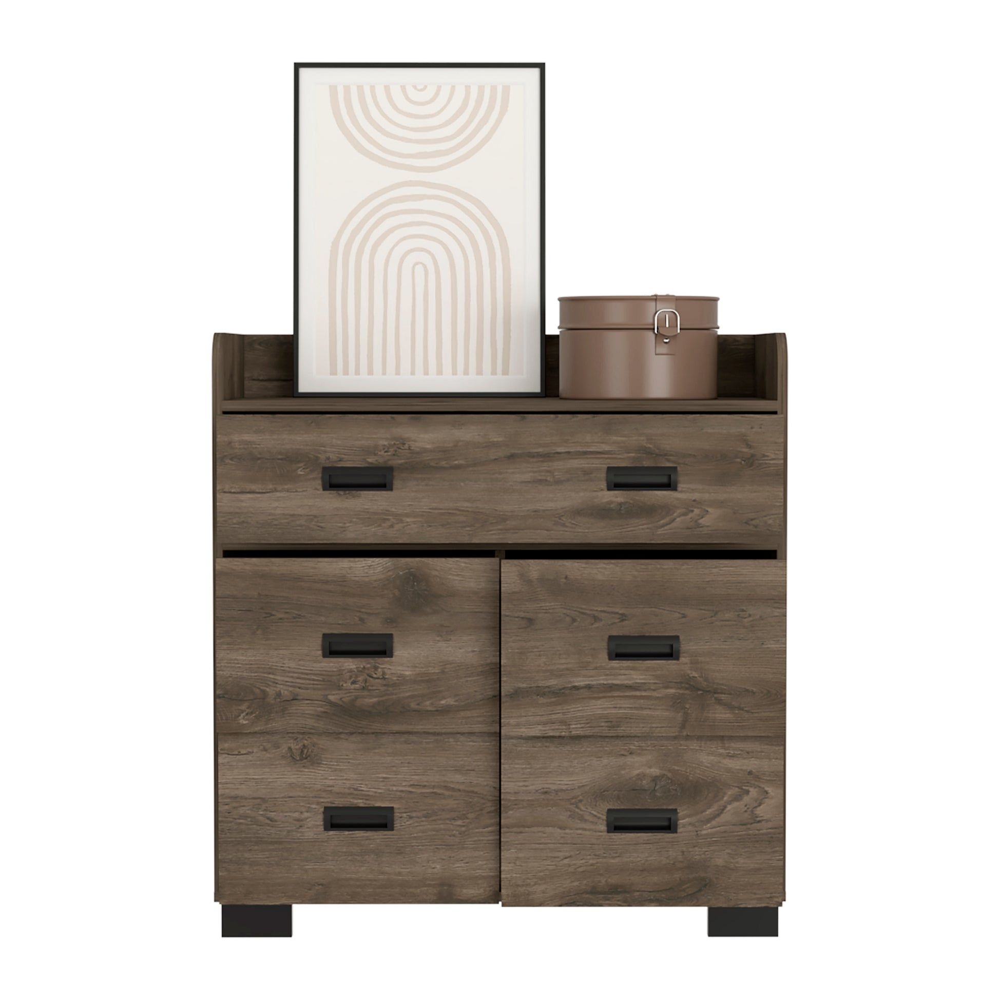 Dresser Wuuman, Bedroom, Dark Brown Dark Brown Particle Board Particle Board