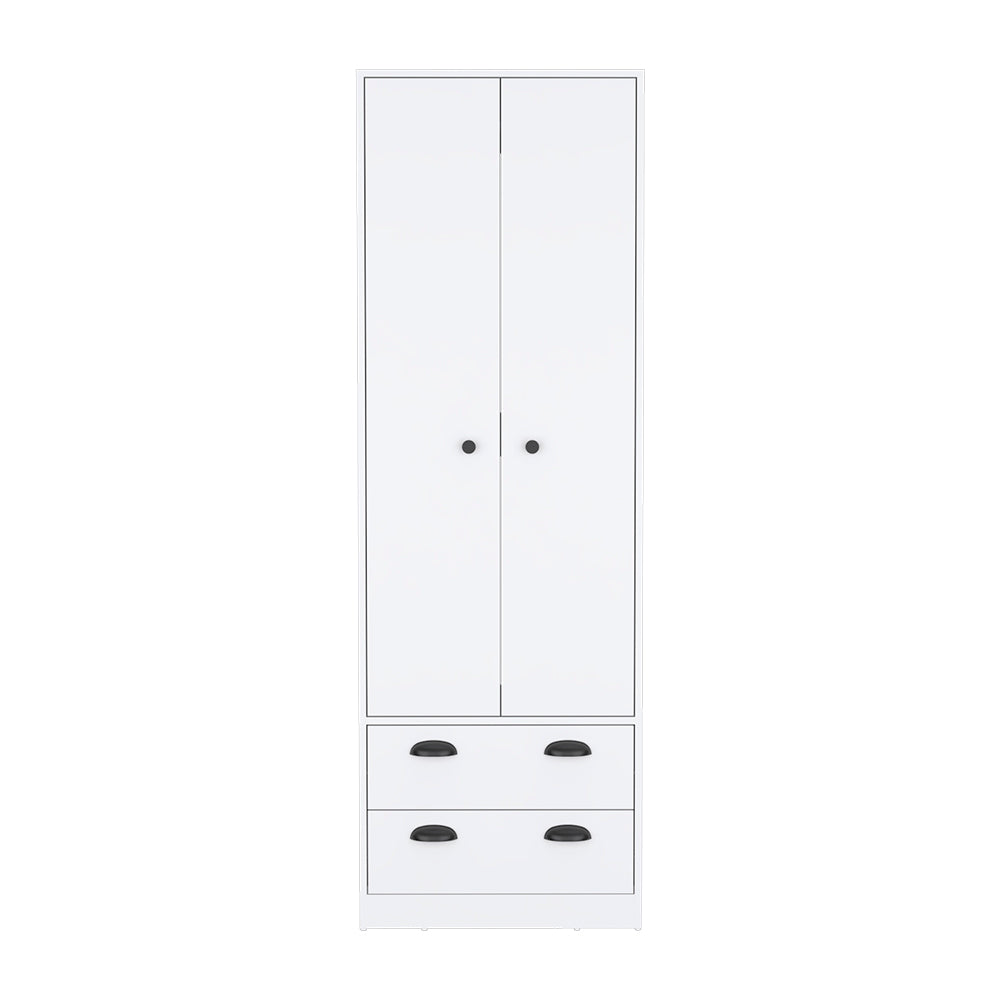 Armoire Hobbs, Bedroom, White White Particle Board Particle Board