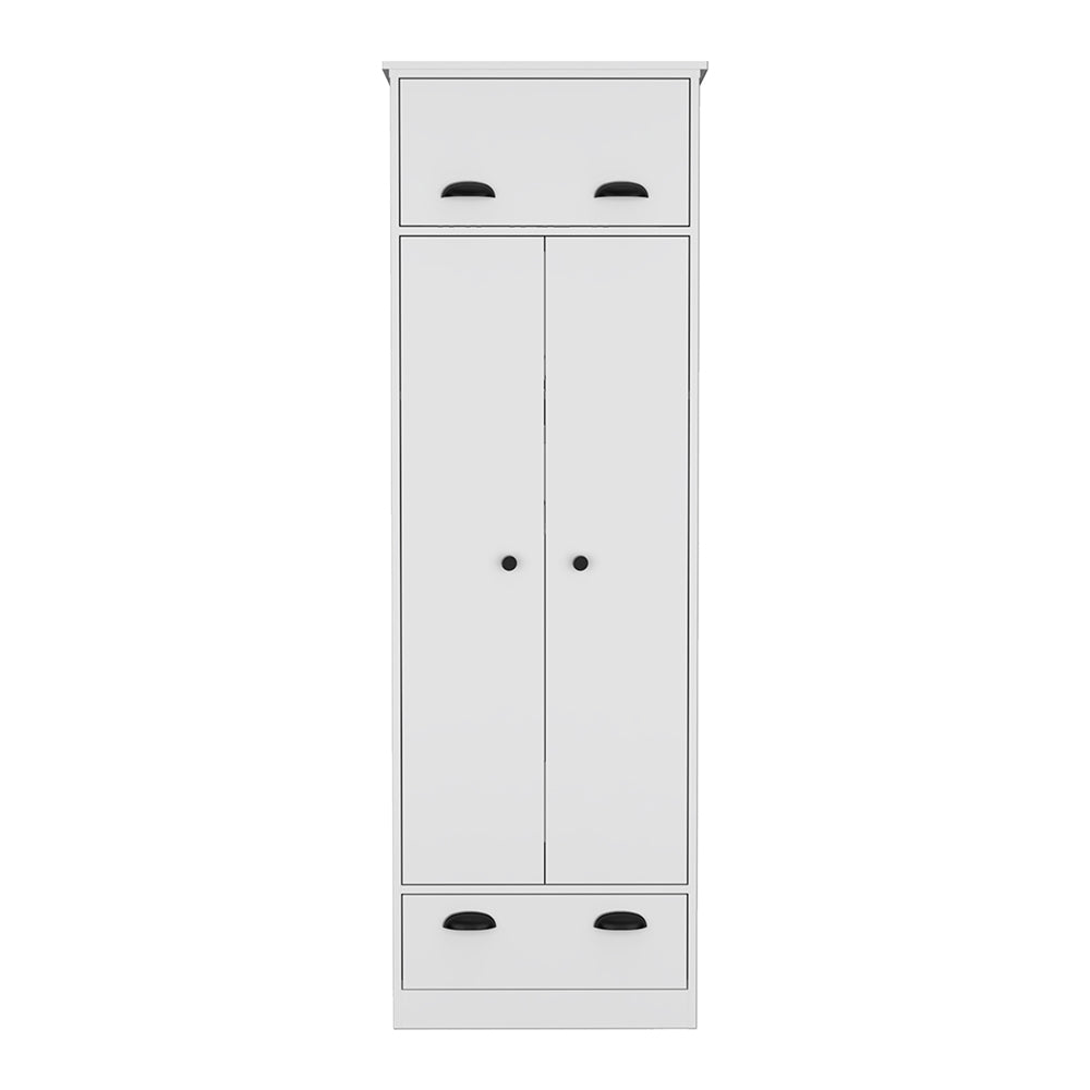 Armoire Dumas, Bedroom, White White Particle Board Particle Board