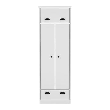 Armoire Dumas, Bedroom, White White Particle Board Particle Board