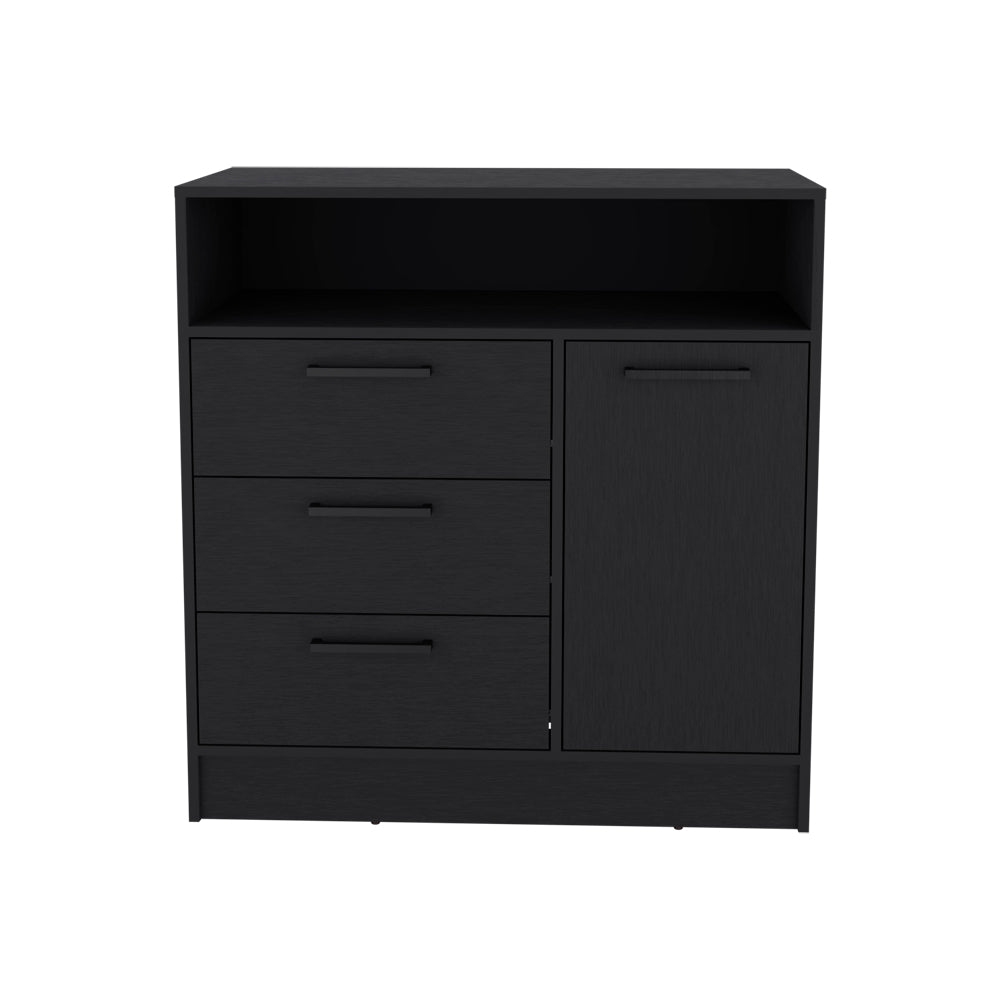 Drawer Dresser Torrey, Bedroom, Black Black Particle Board Particle Board