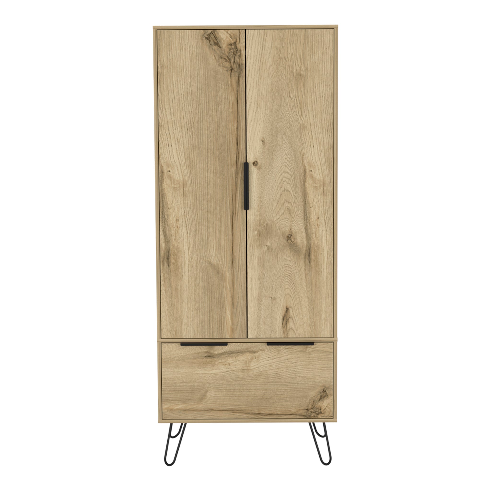 Armoire Skyoner, Bedroom, Light Oak Light Oak Particle Board Particle Board