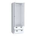 Armoire Hobbs, Bedroom, White White Particle Board Particle Board