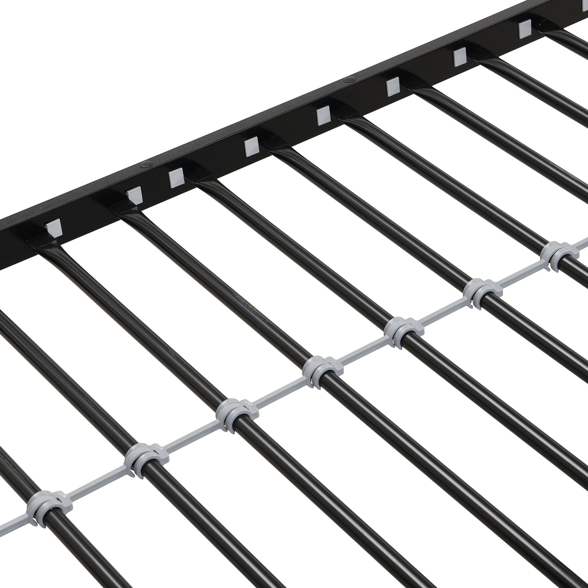 Twin Over Full Metal Bunk Bed With Trundle 2 Side Ladder And Full Length Guardrail, No Box Spring Needed, Large Under Bed Storage, Easy Assembleblack & Brown Black Brown Mdf Metal