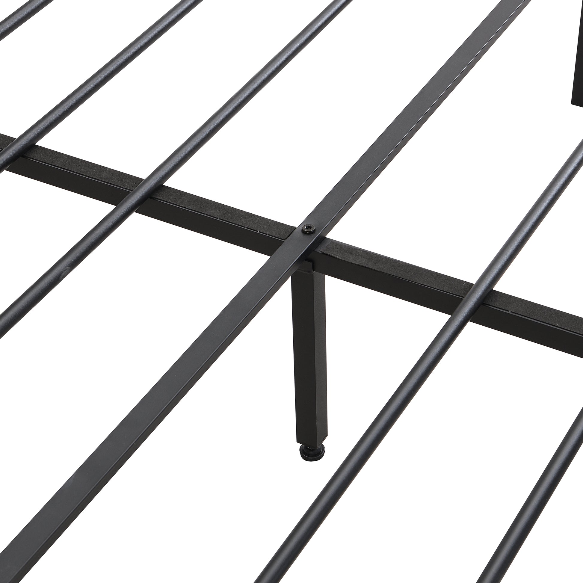 Queen Size Metal Platform Bed Frame With Upholstery Storage Function Headboardand Usb Liner And Footboard With Drawersno Box Spring Needed, Large Under Bed Storage, Easy Assemble Black Gray Mdf Metal