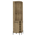 Corner Bar Cabinet Shopron, Living Room, Aged Oak Beige Particle Board Particle Board