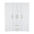 Armoire Elma, Bedroom, White White Particle Board Particle Board