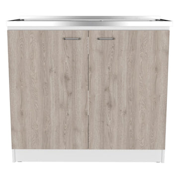 Utility Sink Vernal, Kitchen, Smokey Oak Light Gray Multicolor Particle Board Particle Board