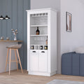 Bar Cabinet Provo, Living Room, White White Particle Board Particle Board