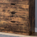 ID USA K16069 Utility Cabinet Distressed Wood rustic brown-particle board