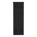 Armoire Dumas, Bedroom, Black Black Particle Board Particle Board