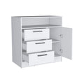 Drawer Dresser Torrey, Bedroom, White White Particle Board Particle Board