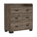 Dresser Wuuman, Bedroom, Dark Brown Dark Brown Particle Board Particle Board